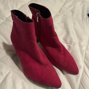 Lulus fuchsia booties